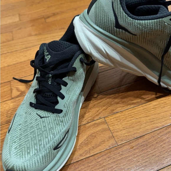 Hoka Mint and Black Athletic Shoes - Picture 10 of 11